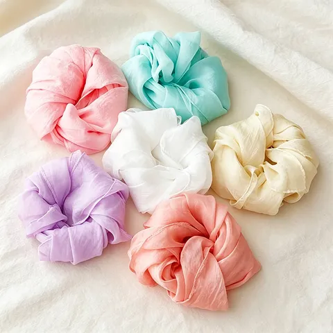 Summer Solid Color Lightweight Polyester Scarf Breathable Candy Color Shawl For Women Daily Outing Sun Protection