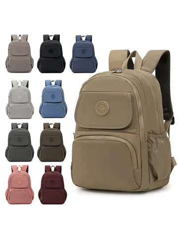 Zaino Casual in Nylon Impermeabile da Donna Multitasca Viaggio Laptop Daypack