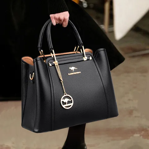 Dames Mode PU Leer Handtas Grote Capaciteit Casual Shopper Stedelijk Minimalistisch Schouder Crossbody Tas