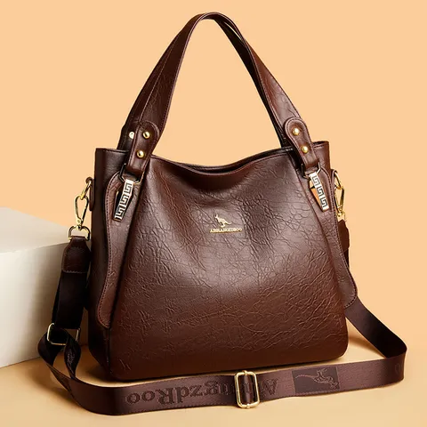 Donna Grande Capacità Borsa a Mano in Pelle PU Borsa Tote Morbida Casual Minimalista Urbano Borsa a Tracolla Giornaliera