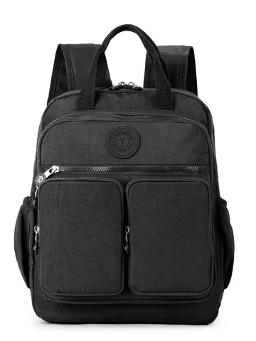 Zaino Casual in Nylon Tasche Multiple Grande Capacità Borsa da Scuola da Viaggio Impermeabile Moda Daypack per Donna