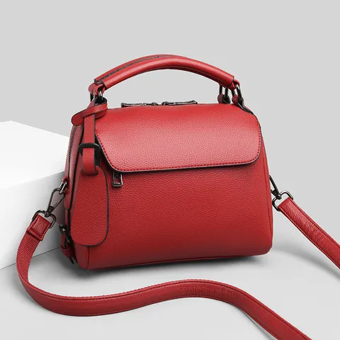 Donna Borsa a Mano in Pelle Morbida Casual Tracolla Spalla Borsa PU Pelle Manico Superiore Borsa Moda Commuter Quotidiano