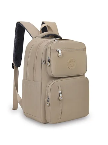Zaino Casual in Tessuto Oxford di Grande Capacità Scomparti Multipli Leggero Viaggio Borsa Scolastica Per Uso Quotidiano