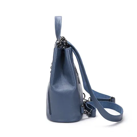 Donna Zaino in Pelle PU Viaggio Casual Grande Capacità Borsa Secchiello Multifunzionale Stile Urbano Borsa a Tracolla