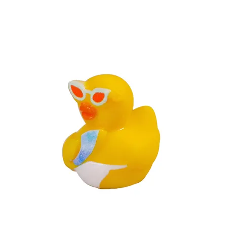 Miniature Resin Little Yellow Duck Figurine Cute Cartoon Duck Animal Statue DIY Craft Desktop Car Interior Ornament