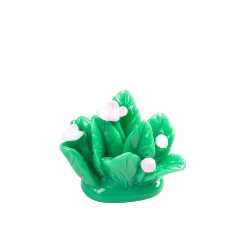 Miniatura in Resina Statuetta di Fiori di Gruppo di Erba DIY Micro Paesaggio Decorazione da Giardino Ornamento da Scrivania Accessori Artigianali