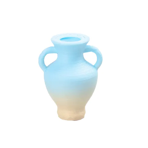 Miniatura Vaso d'Arte Sfumato Resina Micro Paesaggio Artigianato Ornamento per Casa delle Bambole Accessori DIY Decorazione Tavolo Casa Statuetta