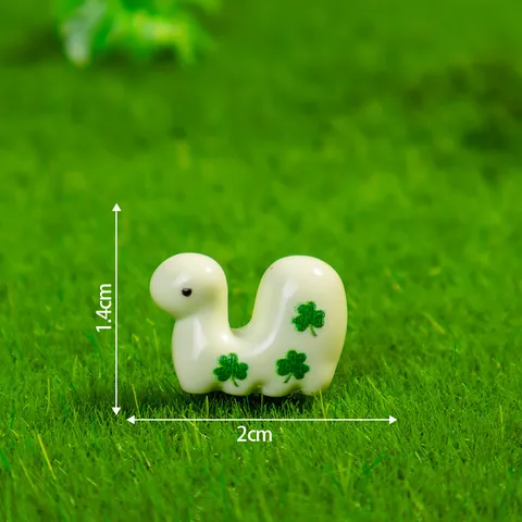 Cartone Animato Resina Piccolo Dinosauro Miniatura Statuetta DIY Artigianato Accessori Carino Animale Scrivania Resina Ornamento Arredamento