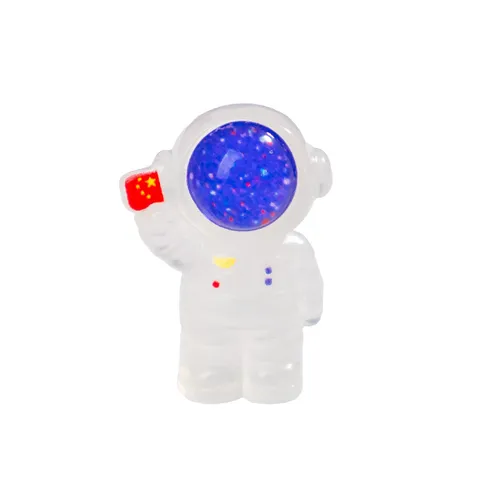 Figurina di Astronauta in Resina Luminosa Mini Uomo dello Spazio Micro Paesaggio Decorazione DIY Ornamenti per Auto da Tavolo