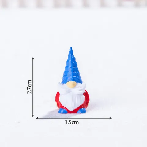 Gnomo di Natale Statuina in Resina Miniatura Ornamento Auto da Scrivania Decorazione Natalizia Bella Statuina Giocattolo Regalo