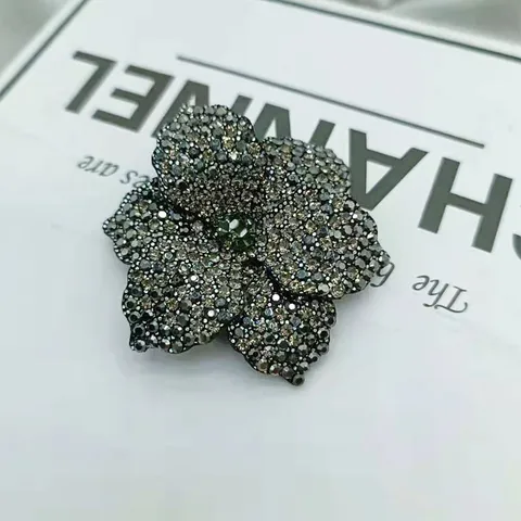 Accessoire Dessus Chaussure Fleur Strass Vintage Faux Col Robe Mariée Broderie Perles Ceinture Accessoires Décoratifs