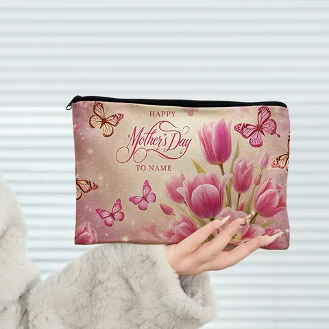 Trousse à Maquillage en Toile de Voyage Sac de Toilette Portable Organisateur Fermeture Éclair Imprimé Floral Tournesol Âne pour Femmes Hommes
