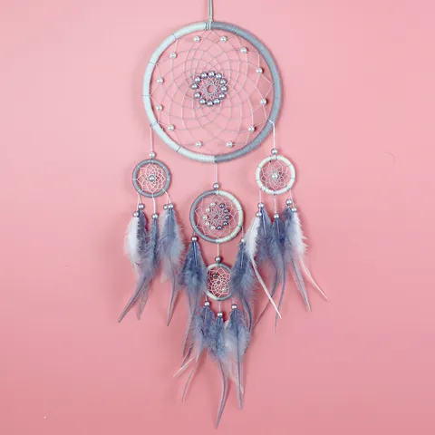 Creative Feather Dream Catcher Hanging Ornament Handmade Wall Decor Home Decoration Gift