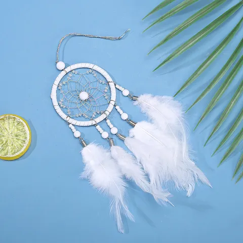 Boho Feder Traumfänger Windspiel Hängendes Ornament Handgemachte Wanddekoration Geburtstag Abschlussgeschenk Für Zuhause Zimmer