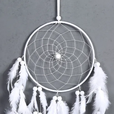 Handmade Feather Dreamcatcher Wall Hanging Decor Bohemian Indian Style Home Bedroom Living Room Decoration Ornament