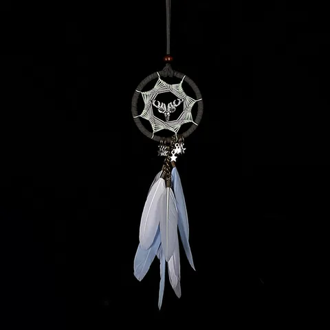 Feather Dream Catcher Car Pendant Handmade Hanging Ornament Home Decor