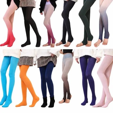 Damen Herbst Casual Einfarbig Farbverlauf Strumpfhose Yoga Steg Leggings Weich Hautfreundlich Stretch Hose