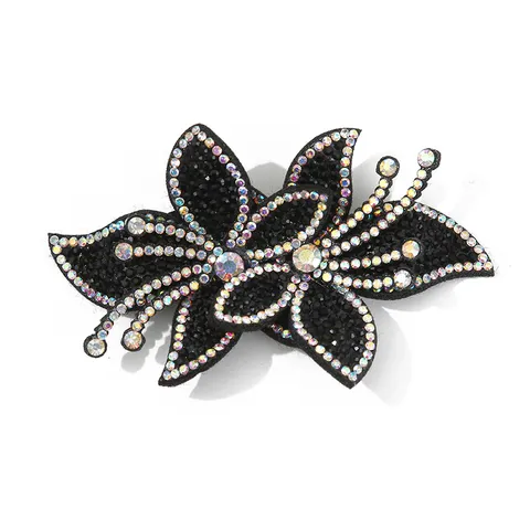 Mehrfarbige Strass Kristall Orchidee Flicken DIY Mode Damen Schuhe Hüte Kleidungszubehör Dekorative Applikation