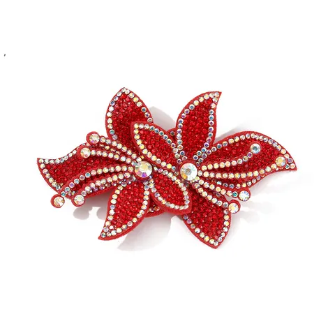 Mehrfarbige Strass Kristall Orchidee Flicken DIY Mode Damen Schuhe Hüte Kleidungszubehör Dekorative Applikation