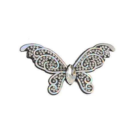 DIY Strass Schmetterling Blume Flicken Kristall Glasperlen Applikation Für Haarklammer Schuhe Hut Schmuckherstellung Zubehör