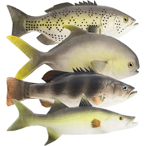 Lifelike PU Simulation Fish Marine Animal Model Aquarium Landscaping Decoration Fake Fish Toy Ornament