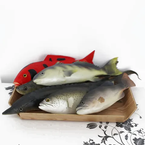 Simulation Fish Model PU Fake Fish Toy Aquarium Fish Tank Decoration Realistic Marine Animal Ornament Pet Toy