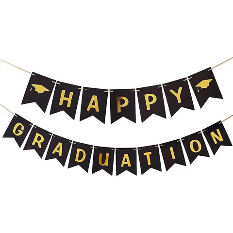 Stiscione di Felice Laurea Stampa a Caldo Ghirlanda Coda di Rondine Scuola Festa di Laurea Decorazione Carta Appendere