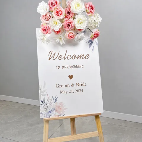 Matrimonio Artificiale Fiore di Seta Guida Stradale Rosa Rosa Ortensia Decorazione Set Per Festa di Fidanzamento Evento