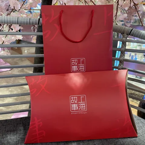 Set di Borse per Confezioni Regalo per Sciarpa Scatola a Cuscino e Borsetta per Accessori di Abbigliamento per Sciarpa Confezione Regalo