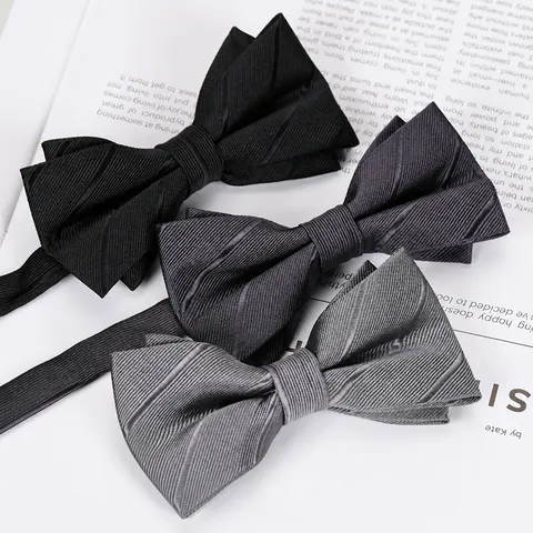 Noeud Papillon Jacquard Classique pour Homme Formel Affaires Mariage Marié Smoking Cravate Papillon Réglable Accessoire