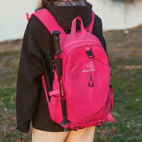 Large Capacity Outdoor Hiking Backpack Waterproof Durable Nylon Travel Sports Daypack For Men And Women
