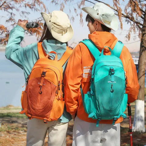 Large Capacity Outdoor Hiking Backpack Waterproof Durable Nylon Travel Sports Daypack For Men And Women