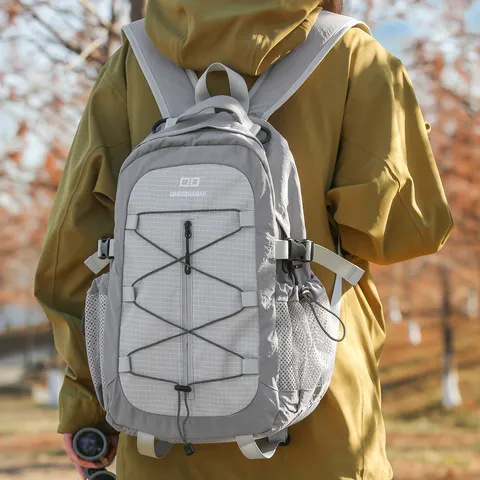Large Capacity Casual Waterproof Nylon Backpack For Travel Hiking And School Daypack For Men And Women
