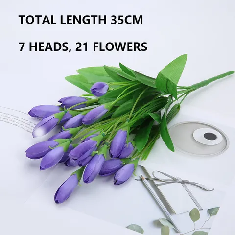 Bouquet de Fleurs Artificielles en Bourgeon de Magnolia Fausse Fleur en Soie Ornement de Plante Réaliste pour Maison Mariage Intérieur Extérieur Décoration de Photographie
