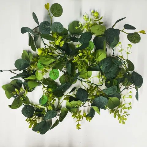 Guirlande de Fleurs en Soie de Vigne de Feuilles d'Érable Artificielles Décoration de Maison d'Halloween Plante Suspendue Extérieure Décoration de Mariage d'Automne