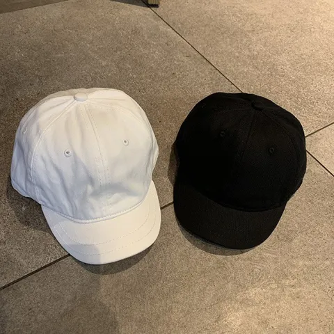 Short Brim Baseball Cap Soft Top Sun Hat For Men Women Casual Korean Style Adjustable Cotton Equestrian Duck Tongue Cap