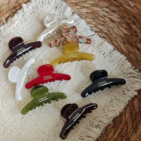 Korean Style Acetate Hair Claw Clip Elegant Shark Clip Non Slip Hair Catch Retro Hair Styling Accessories For Women