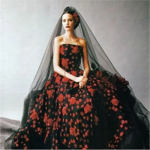 New Bridal Black Soft Mesh Veil Gothic Wedding Photography Prop Long Tulle Veil Women Hair Accessories