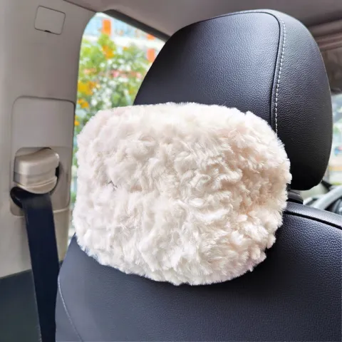 Soportes para Pañuelos de Coche de Peluche Visera Colgante Caja de Pañuelos Automática Bolsa Minimalista para Interior de Automóvil