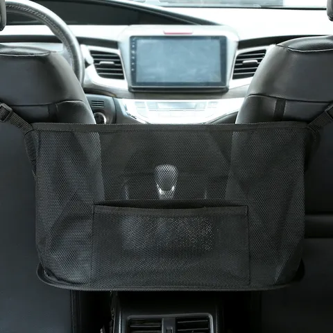Organizador de Red de Almacenamiento para Asiento de Coche Universal Bolsa de Almacenamiento Colgante de Malla para Vehículo