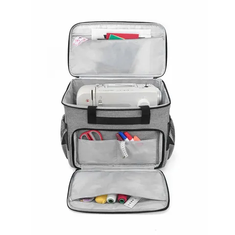 Large Capacity Portable Sewing Machine Storage Bag Multifunctional Travel Household Organizer Handbag With Handles And Pockets