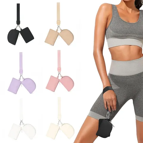 Tragbare Mini Handgelenk Geldbörse Kartenhalter Set Multifunktionale Nylon Sport Münzbeutel Reißverschluss Tasche Handtasche