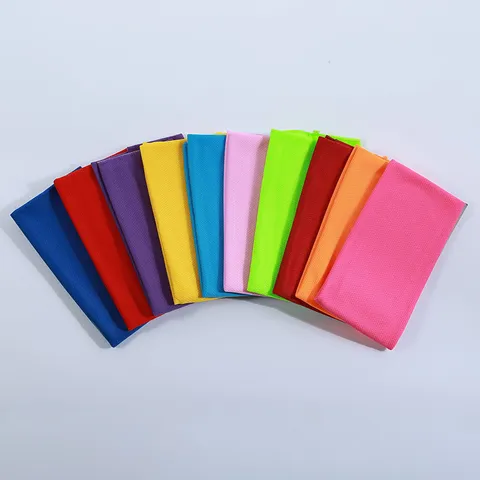 Asciugamano Raffreddante in Poliestere per Sport Fitness Yoga Assorbente di Sudore Asciugatura Rapida Traspirante Calore Estivo