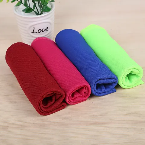 Asciugamano Raffreddante in Poliestere per Sport Fitness Yoga Assorbente di Sudore Asciugatura Rapida Traspirante Calore Estivo