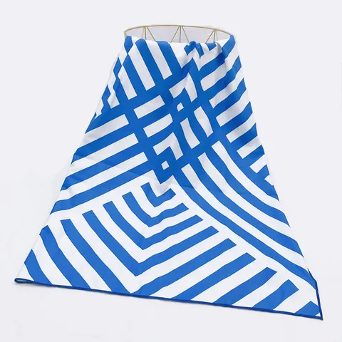Microfiber Dubbelzijdig Fluwelen Strandhanddoek Sneldrogend Zwembad Badhanddoek Gestreept Geometrisch Patroon Buiten Reizen