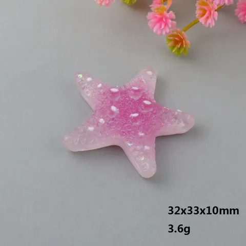 Macaron Ocean Series Gradient Shell Starfish Resin Accessories DIY Hair Accessories Shoe Buckle Patch