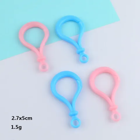 DIY Kunststoff Glühbirne Form Anhänger Charms Süß Rosa Blau Schlüsselanhänger Tasche Hängend Zubehör Schmuckherstellung Befunde