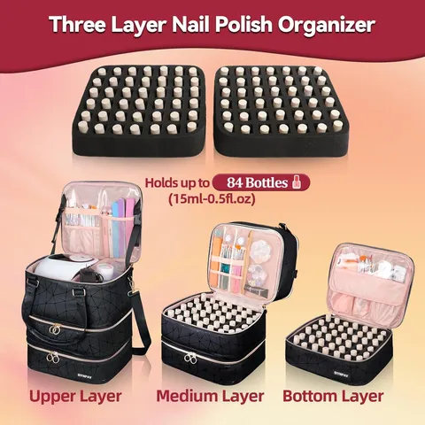 Multifunctional Quilted Waterproof Large Capacity Makeup Bag Travel Portable Storage Organizer Cosmetic Bag