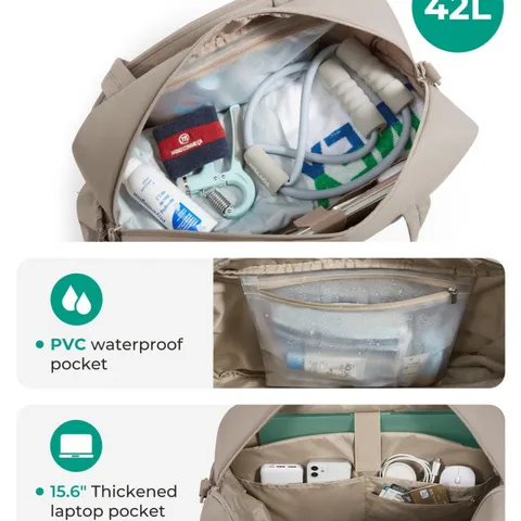 Waterproof Nylon Tennis Pickleball Racket Bag Large Capacity Sports Tote Bag With Shoe Compartment For Women Men