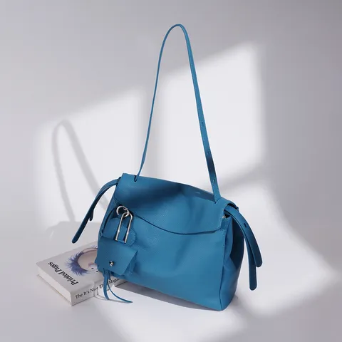 Women Genuine Leather Crossbody Bag Top Layer Cowhide Envelope Handbag Casual Commuting Shoulder Purse